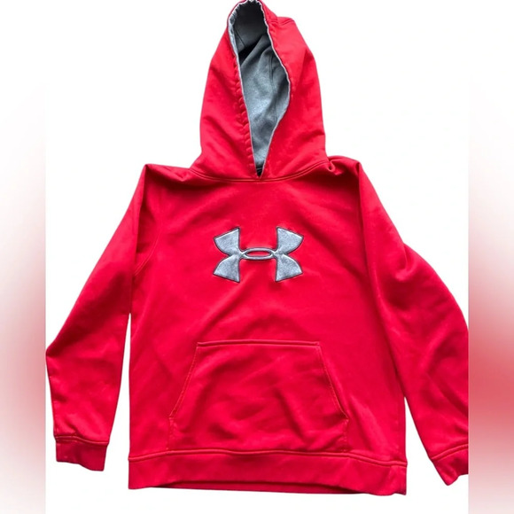 Under Armour Tommy Hilfiger boys red vest hoodie blue green shirts Sz YL/YXL - Picture 3 of 5